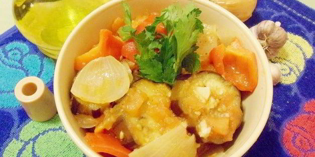 овощное рагу с баклажанами по-арабски