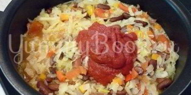 овощное рагу с фасолью