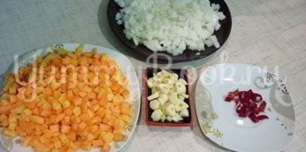 овощное рагу с фасолью