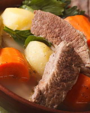 Овощное рагу с говядиной