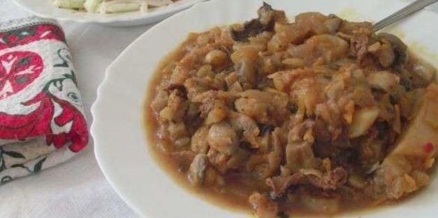 овощное рагу с грибами