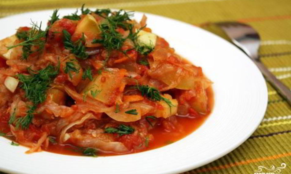 Рецепт овощное рагу с кабачками