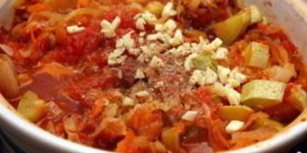 овощное рагу с кабачками