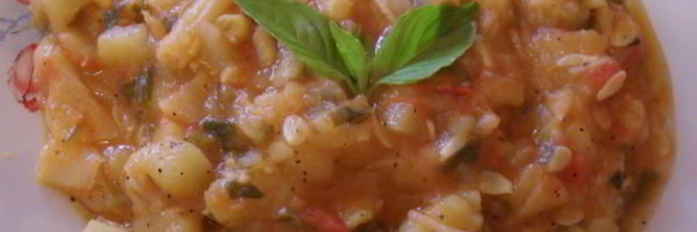 Овощное рагу с кабачком