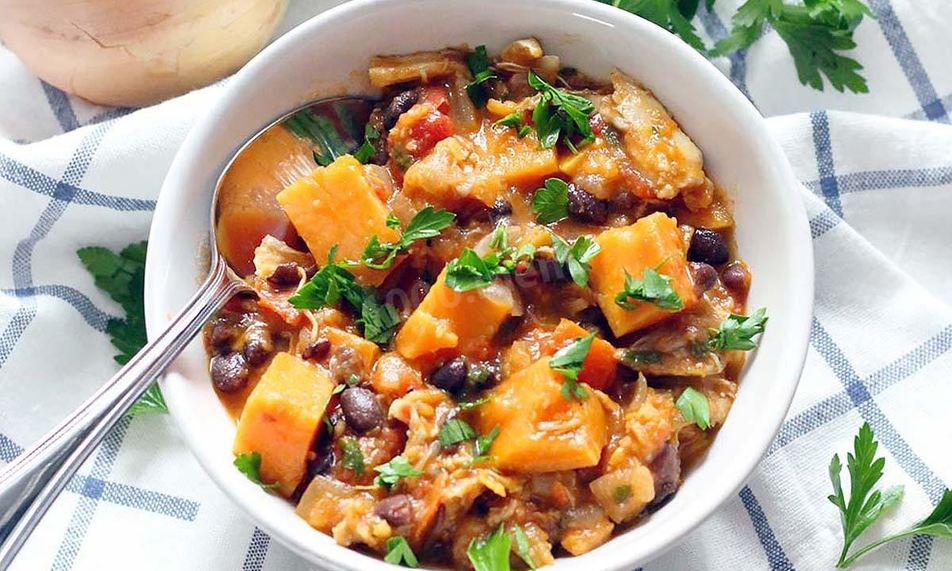 Рецепт овощное рагу с куриной грудкой