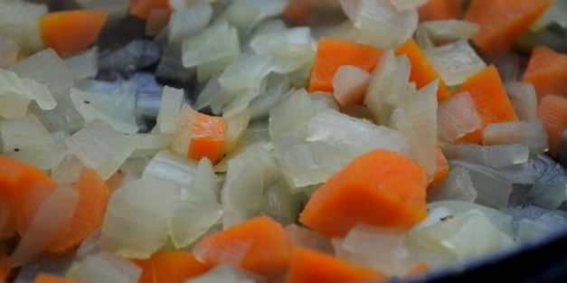 овощное рагу с куриным филе