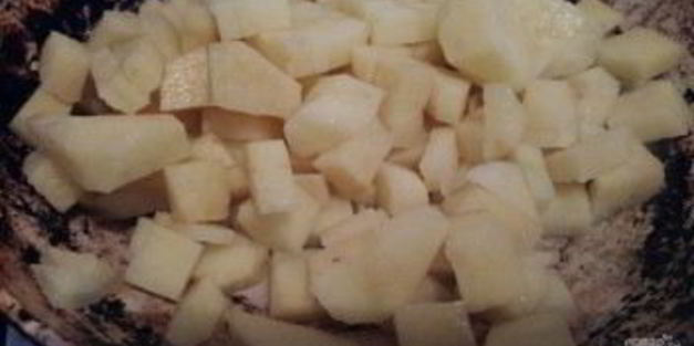 овощное рагу с куриными сердечками