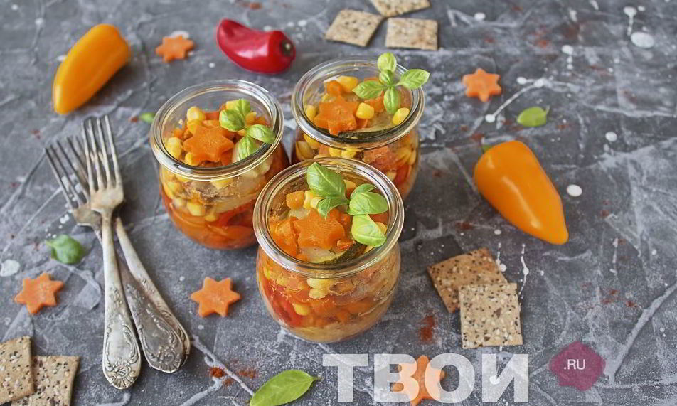 Рецепт овощное рагу с курицей