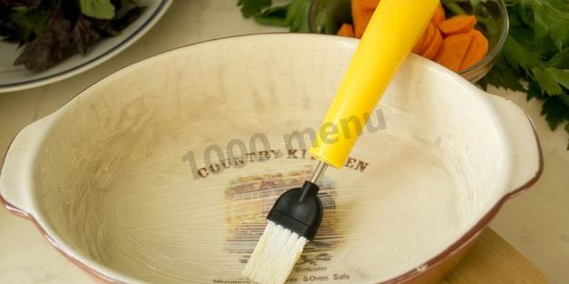 овощное рагу с мясным фаршем и баклажанами в духовке