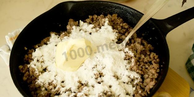 овощное рагу с мясным фаршем и баклажанами в духовке