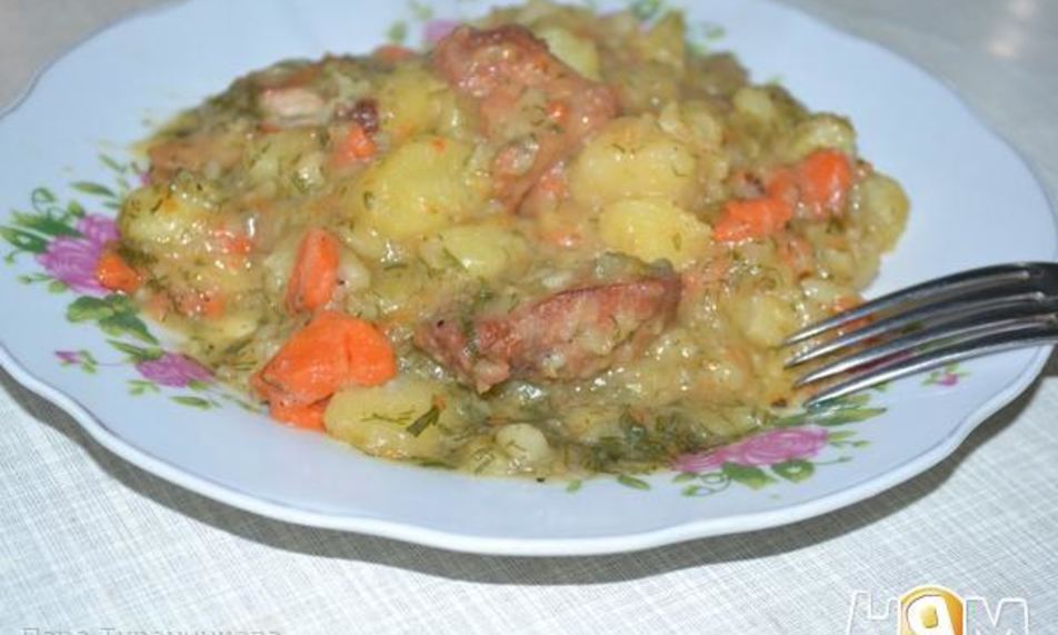 Рецепт овощное рагу с мясом