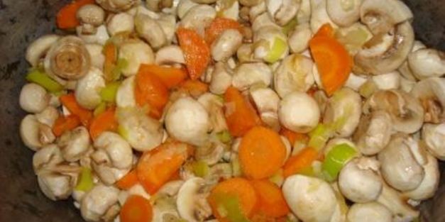 овощное рагу с шампиньонами