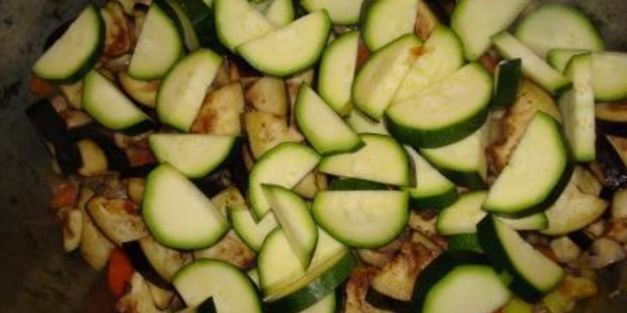 овощное рагу с шампиньонами