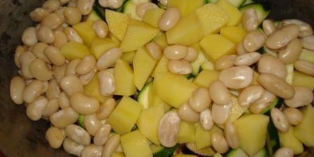 овощное рагу с шампиньонами