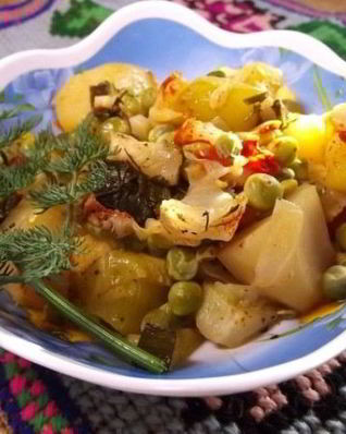 Овощное рагу в духовке