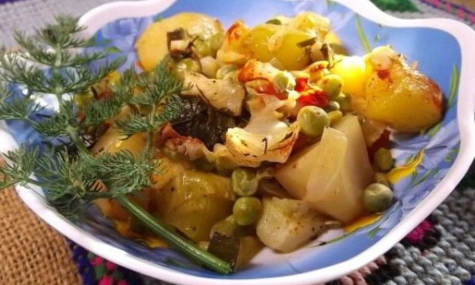 Рецепт овощное рагу в духовке