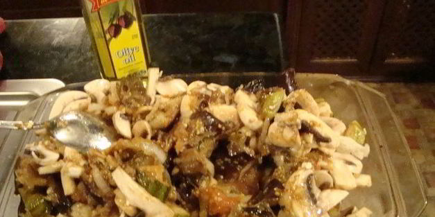 постное запеченое овощное рагу