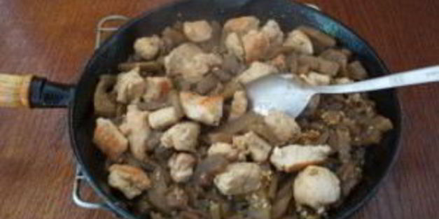 рагу из баклажан с мясом