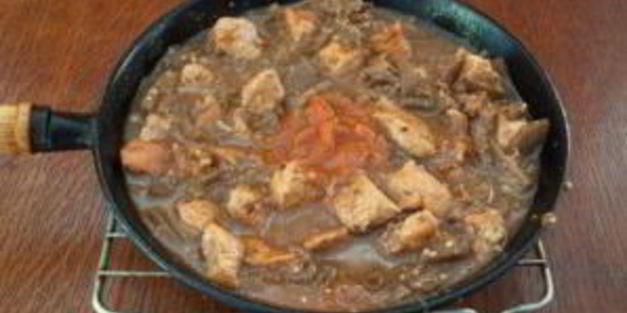 рагу из баклажан с мясом