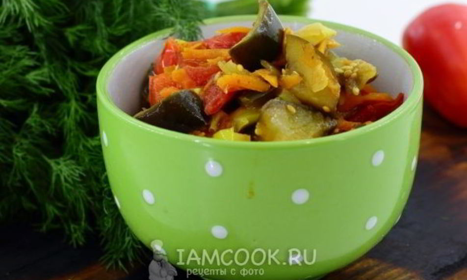 Рецепт рагу из баклажанов и помидоров