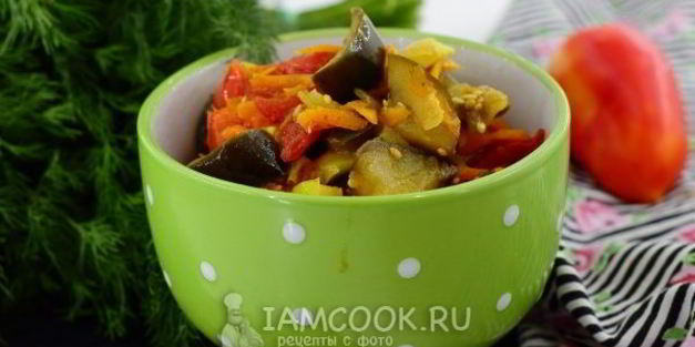 рагу из баклажанов и помидоров
