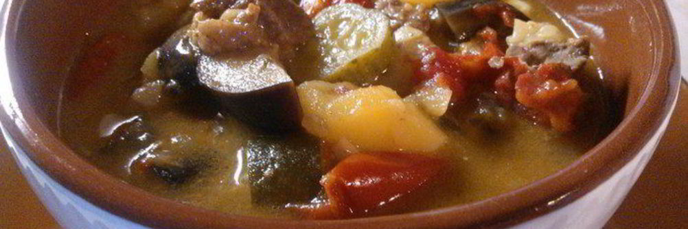 Рагу из баранины и овощей