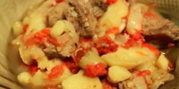рагу из говядины с картофелем