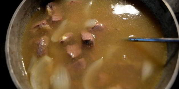 рагу из говядины с лапшой