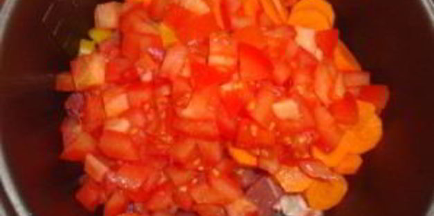 рагу из говядины в мультиварке