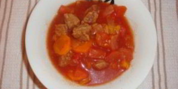 рагу из говядины в мультиварке