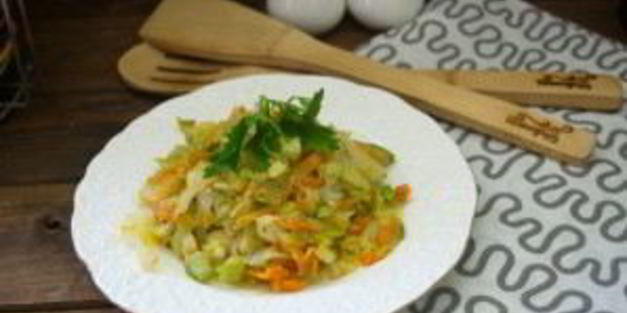 рагу из кабачков и капусты