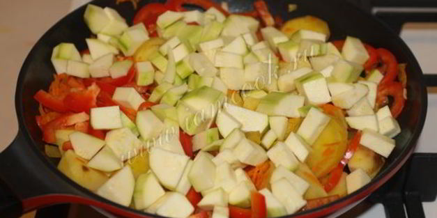 рагу из кабачков и картофеля