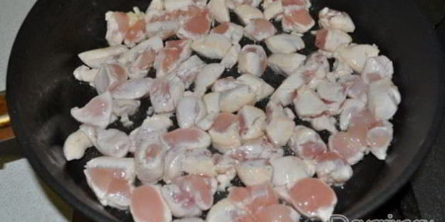 рагу из курицы с фасолью и грибами