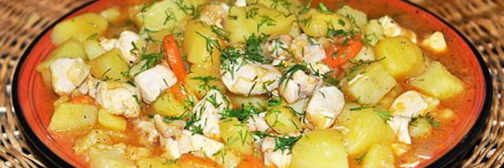 Рагу из курицы с картофелем
