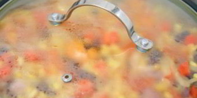 рагу из овощей с курицей