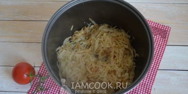 рагу овощное с мясом в мультиварке