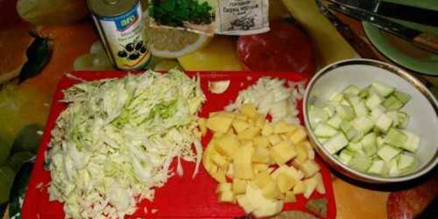 рагу овощное с мясом