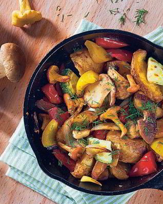 Рагу с грибами