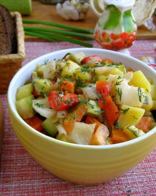 Рагу с капустой в мультиварке