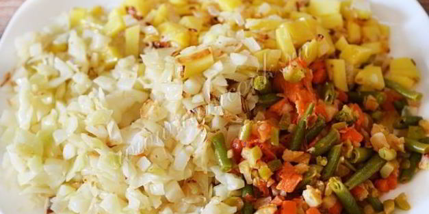 рагу с кунжутной пастой