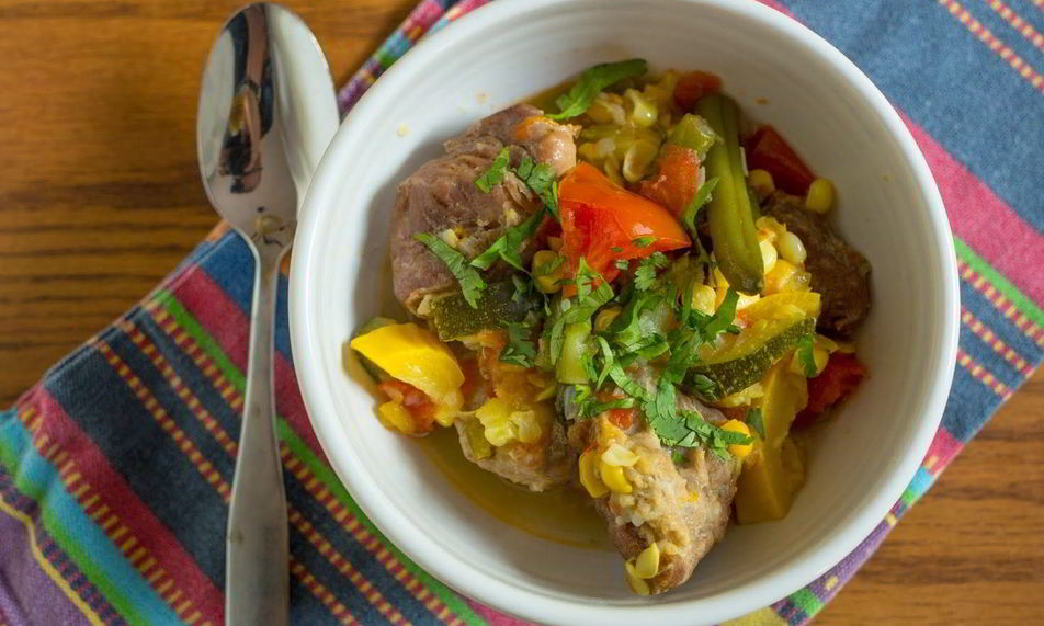 Рецепт рагу со свининой и кабачками