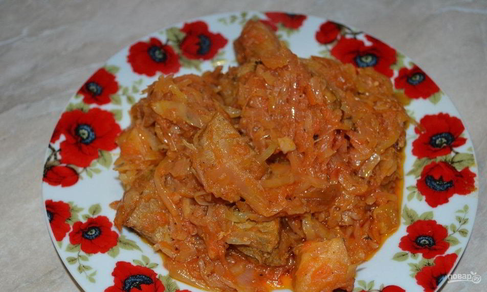 Рецепт рагу со свининой и овощами