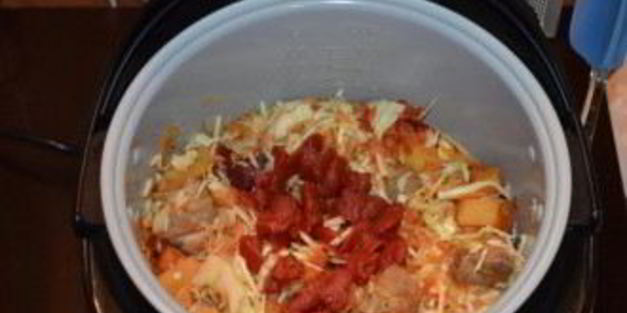 рагу со свининой и овощами