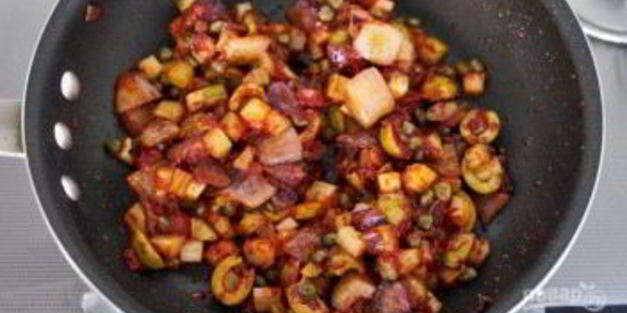 сицилийское овощное рагу капоната