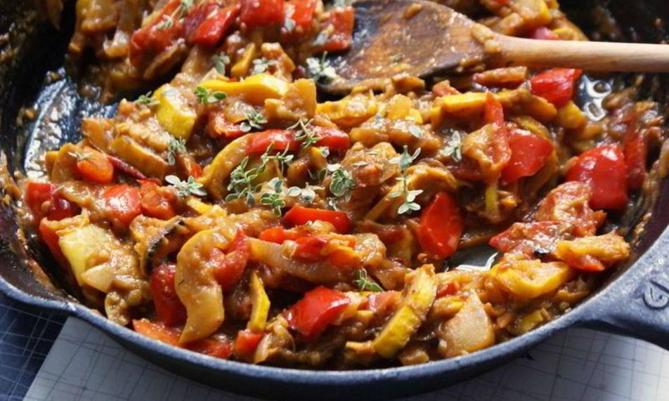 Рецепт вкусное и простое овощное рагу