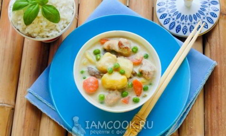 Рецепт японское сливочное рагу