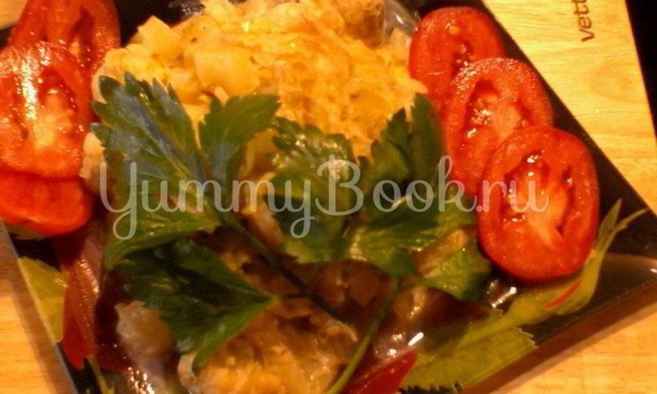 Рецепт зеленое рагу в сливочном соусе