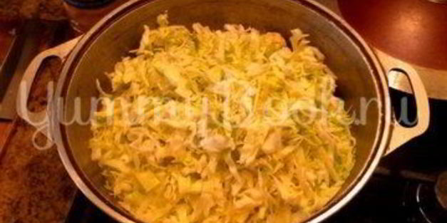 зеленое рагу в сливочном соусе