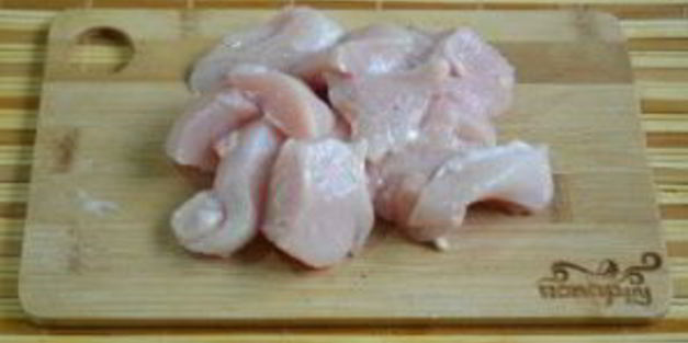 рисовая лапша с курицей