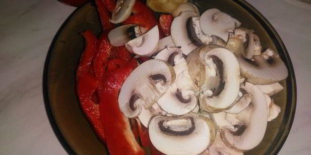 рисовая лапша с мясом и овощами